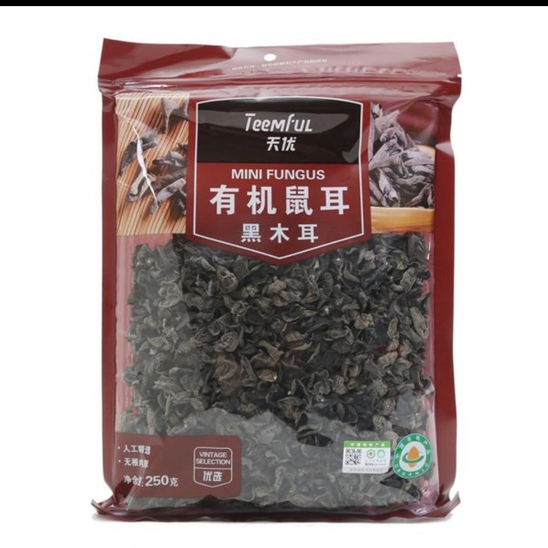 天优有机鼠耳黑木耳