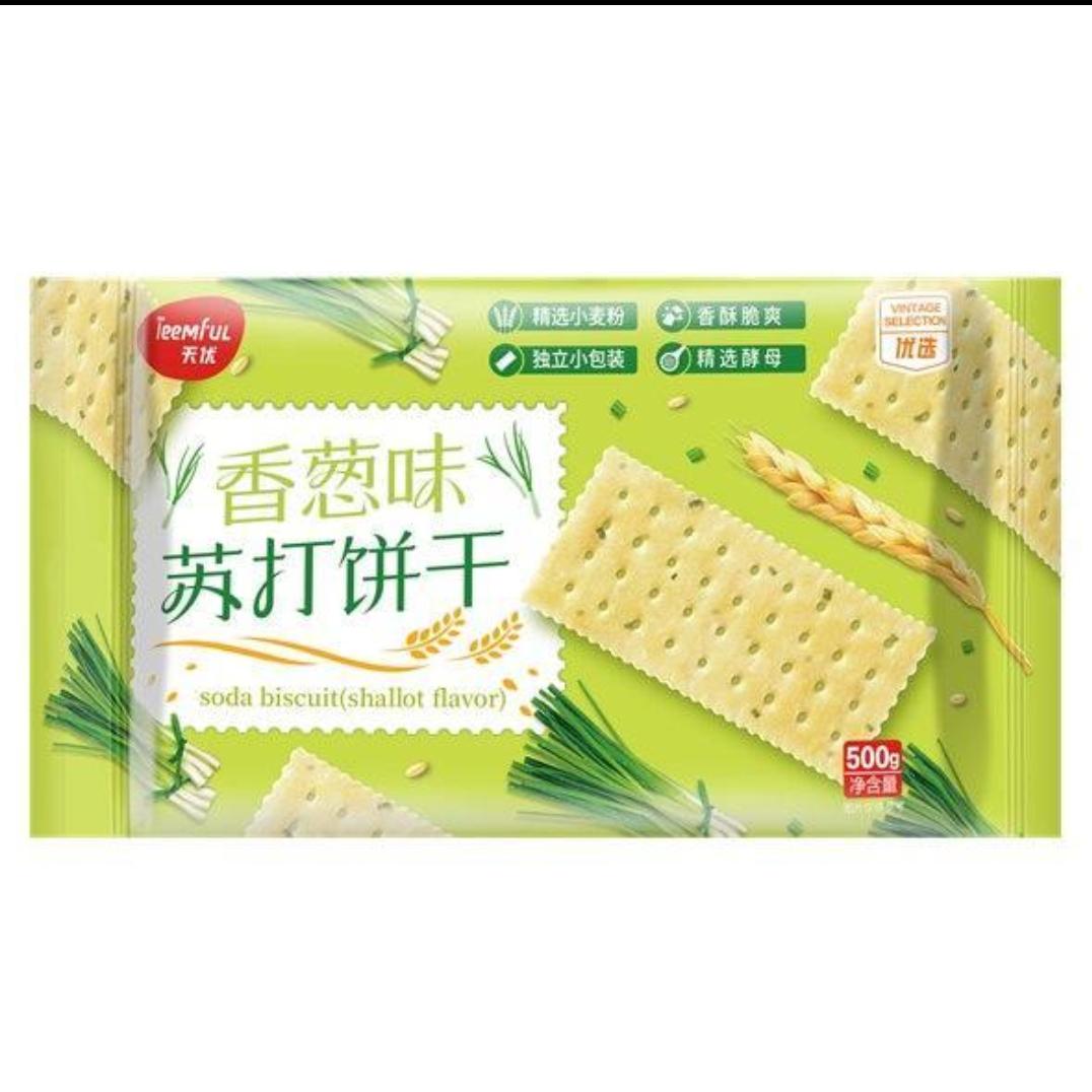 天优香葱苏打饼干